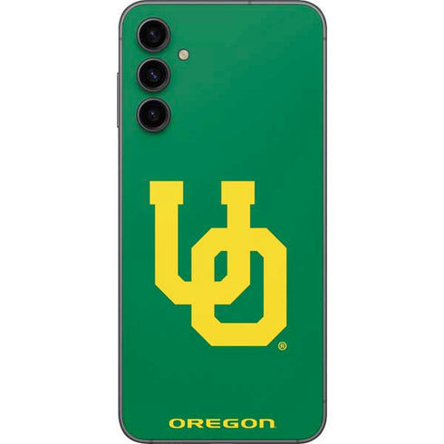 University of Oregon UO on Green Galaxy A14 5G Skin