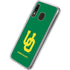 University of Oregon UO on Green Galaxy A20 Clear Case