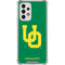 University of Oregon UO on Green Galaxy A33 5G Clear Case