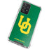 University of Oregon UO on Green Galaxy A52 5G Clear Case