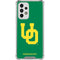 University of Oregon UO on Green Galaxy A53 5G Clear Case