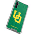 University of Oregon UO on Green Galaxy A54 5G Clear Case