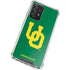 University of Oregon UO on Green Galaxy A72 5G Clear Case