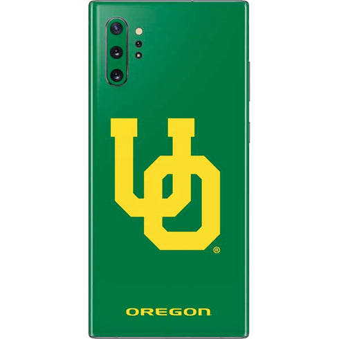 University of Oregon UO on Green Galaxy Note 10 Plus Skin