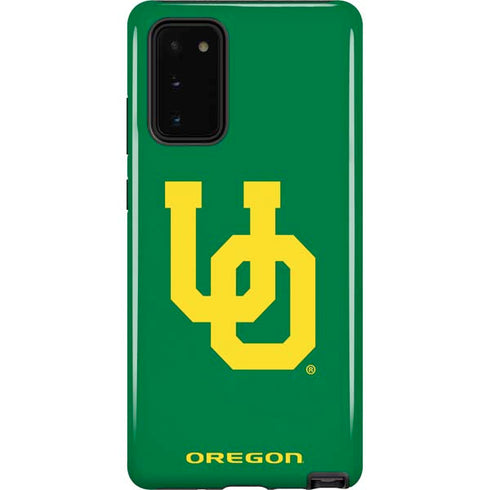 University of Oregon UO on Green Galaxy Note20 5G Pro Case