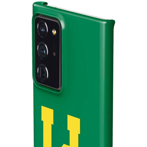 University of Oregon UO on Green Galaxy Note20 Ultra 5G Lite Case