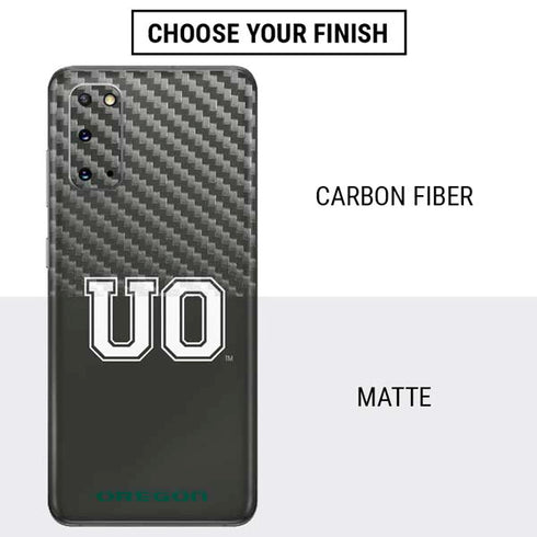 University of Oregon UO on Green Galaxy S20 Skin