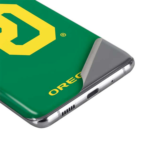 University of Oregon UO on Green Galaxy S20 Skin