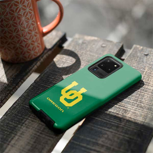 University of Oregon UO on Green Galaxy S20 Ultra 5G Pro Case