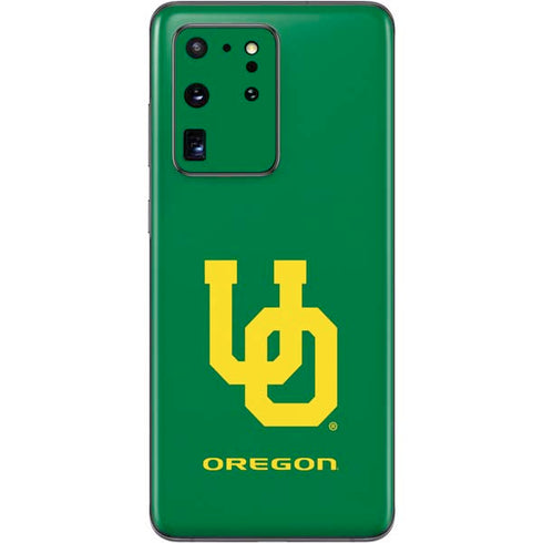 University of Oregon UO on Green Galaxy S20 Ultra 5G Skin