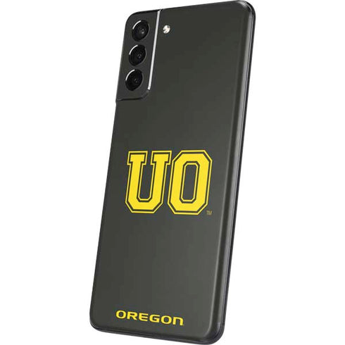University of Oregon UO on Green Galaxy S21 5G Skin