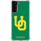 University of Oregon UO on Green Galaxy S21 FE Clear Case