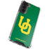 University of Oregon UO on Green Galaxy S21 FE Clear Case