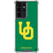 University of Oregon UO on Green Galaxy S21 Ultra 5G Clear Case