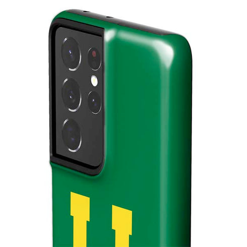 University of Oregon UO on Green Galaxy S21 Ultra 5G Pro Case