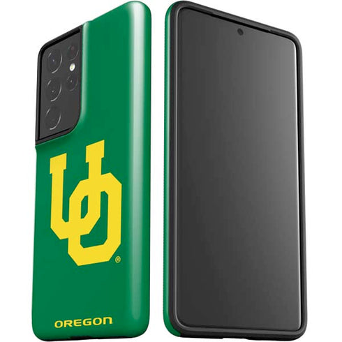 University of Oregon UO on Green Galaxy S21 Ultra 5G Pro Case
