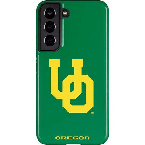 University of Oregon UO on Green Galaxy S22 Pro Case