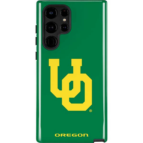University of Oregon UO on Green Galaxy S22 Ultra Pro Case