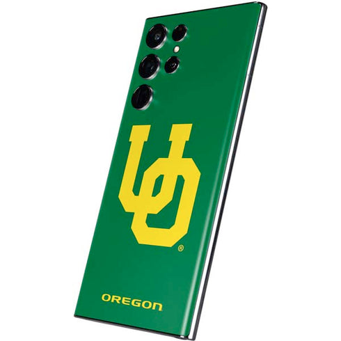 University of Oregon UO on Green Galaxy S22 Ultra Skin