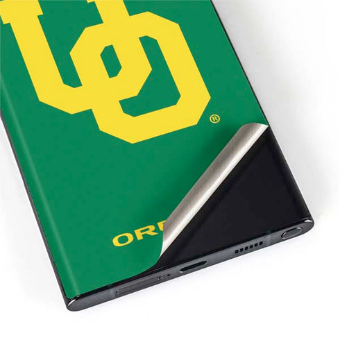 University of Oregon UO on Green Galaxy S22 Ultra Skin