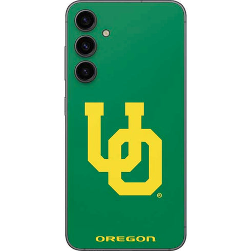 University of Oregon UO on Green Galaxy S23 FE Skin