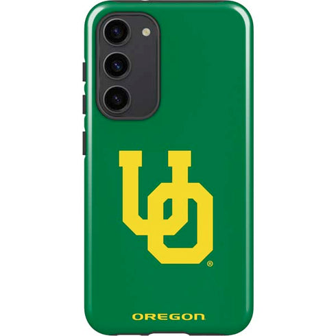 University of Oregon UO on Green Galaxy S23 Plus Pro Case