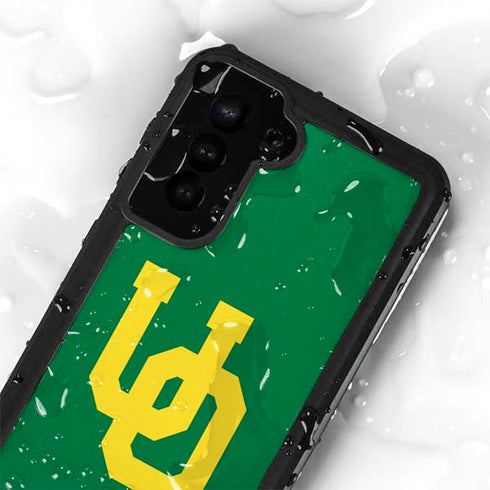 University of Oregon UO on Green Galaxy S23 Plus Waterproof Case