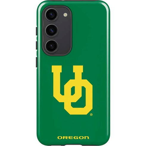 University of Oregon UO on Green Galaxy S23 Pro Case