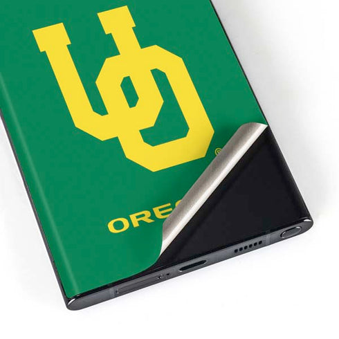 University of Oregon UO on Green Galaxy S23 Ultra Skin