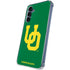 University of Oregon UO on Green Galaxy S24 Clear Case