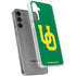 University of Oregon UO on Green Galaxy S24 Plus Clear Case