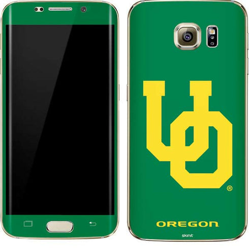 University of Oregon UO on Green Galaxy S7 Edge Skin