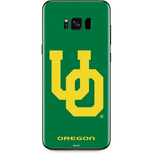 University of Oregon UO on Green Galaxy S8 Plus Skin