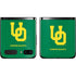 University of Oregon UO on Green Galaxy Z Flip Skin