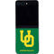 University of Oregon UO on Green Galaxy Z Flip5 5G Skin