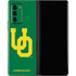 University of Oregon UO on Green Galaxy Z Fold2 5G Skin