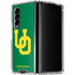 University of Oregon UO on Green Galaxy Z Fold4 5G Clear Case