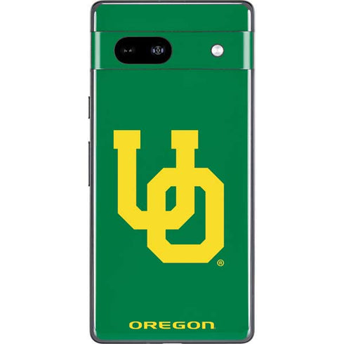 University of Oregon UO on Green Google Pixel 7a Skin