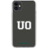 University of Oregon UO on Green iPhone 11 Clear Case