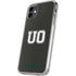 University of Oregon UO on Green iPhone 11 Clear Case