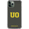 University of Oregon UO on Green iPhone 11 Pro Max Clear Case