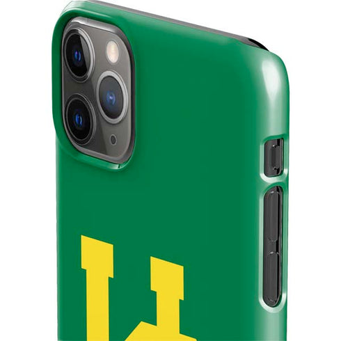 University of Oregon UO on Green iPhone 11 Pro Max Lite Case