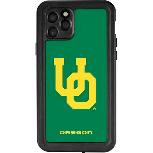 University of Oregon UO on Green iPhone 11 Pro Waterproof Case