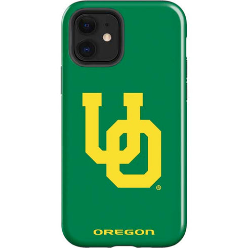 University of Oregon UO on Green iPhone 12 Impact Case
