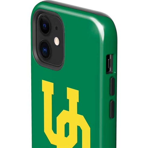 University of Oregon UO on Green iPhone 12 Impact Case