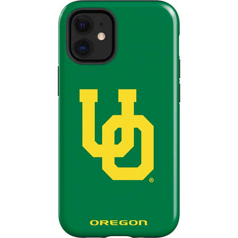 University of Oregon UO on Green iPhone 12 Mini Impact Case
