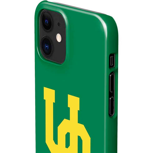 University of Oregon UO on Green iPhone 12 Mini Lite Case