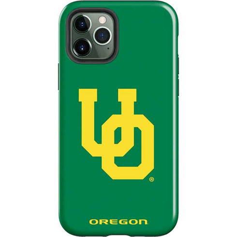 University of Oregon UO on Green iPhone 12 Pro Impact Case