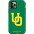 University of Oregon UO on Green iPhone 12 Pro Impact Case
