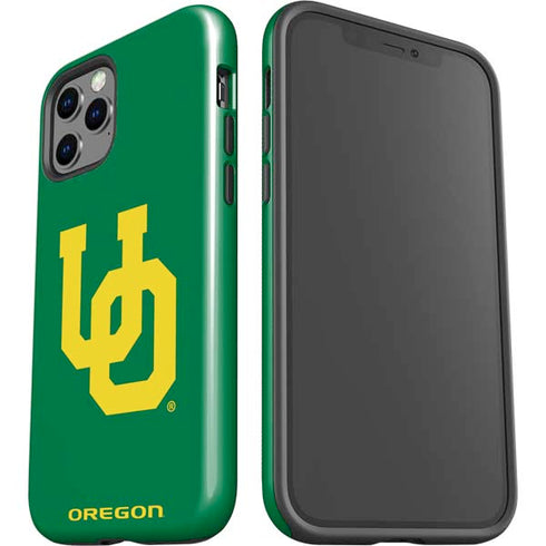 University of Oregon UO on Green iPhone 12 Pro Impact Case